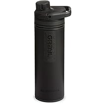 GRAYL UltraPress 16.9 oz Water Purifier & Filter Bottle for Hiking,  Backpacking, Survival, Travel